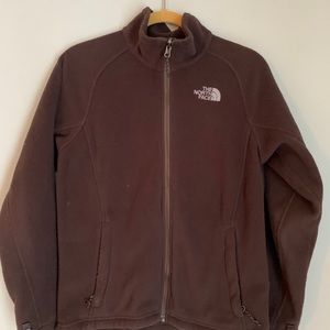Brown North face Fleece Jacket
